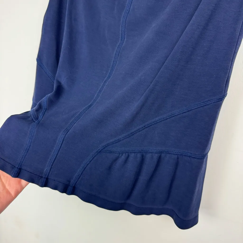 Love Moschino Jersey Knit Skirt Sz 6 Navy Blue - Image 8