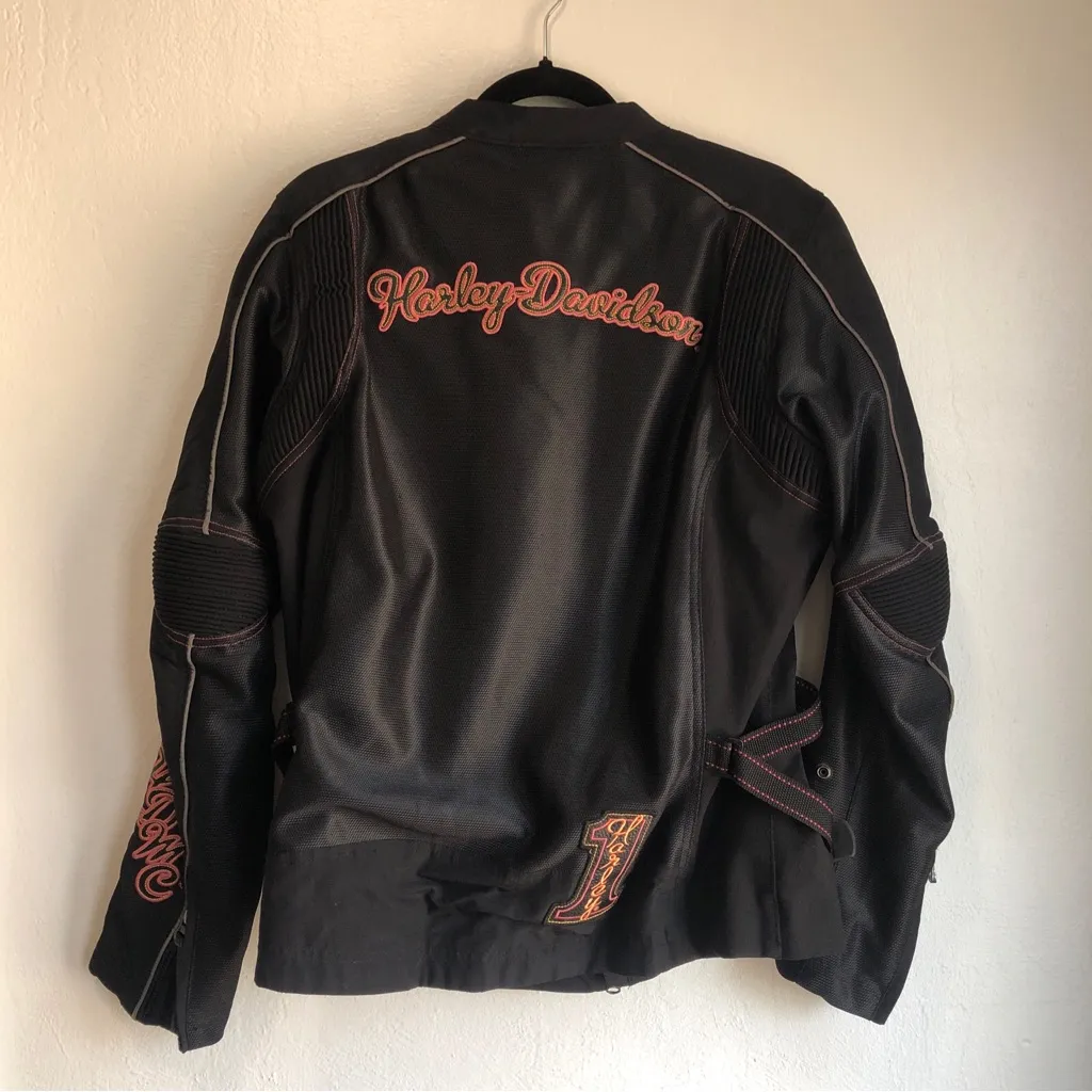 Harley Davidson jacket size xl riding gear motorcycle y2k vibes - Image 11