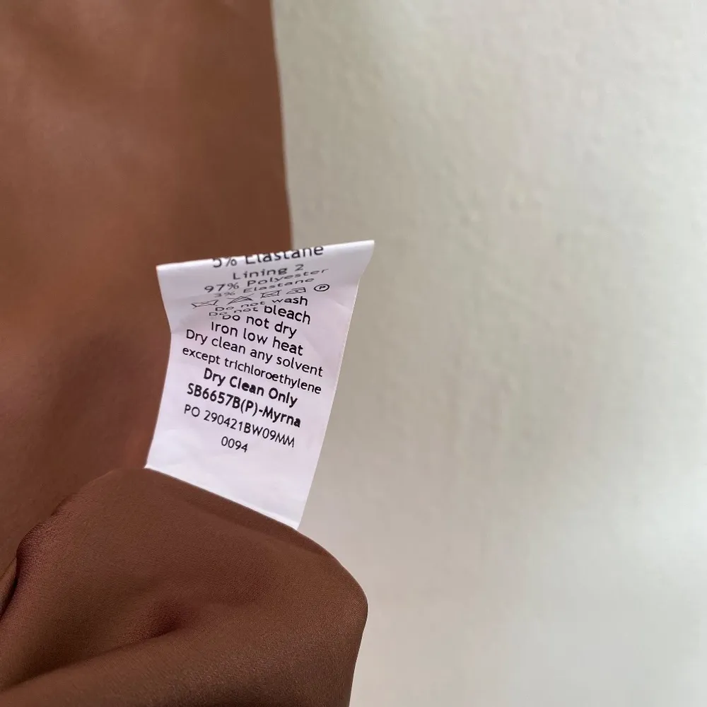 HOUSE OF CB S D-DD 'Myrna' Chocolate Satin Corset Slip Dress‎ NWOT - Image 9