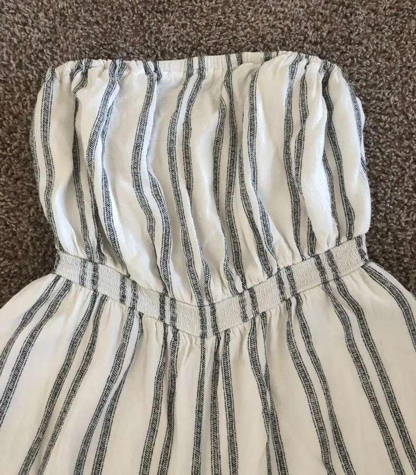 Urban Outfitters Striped Flowy Romper  - Image 7