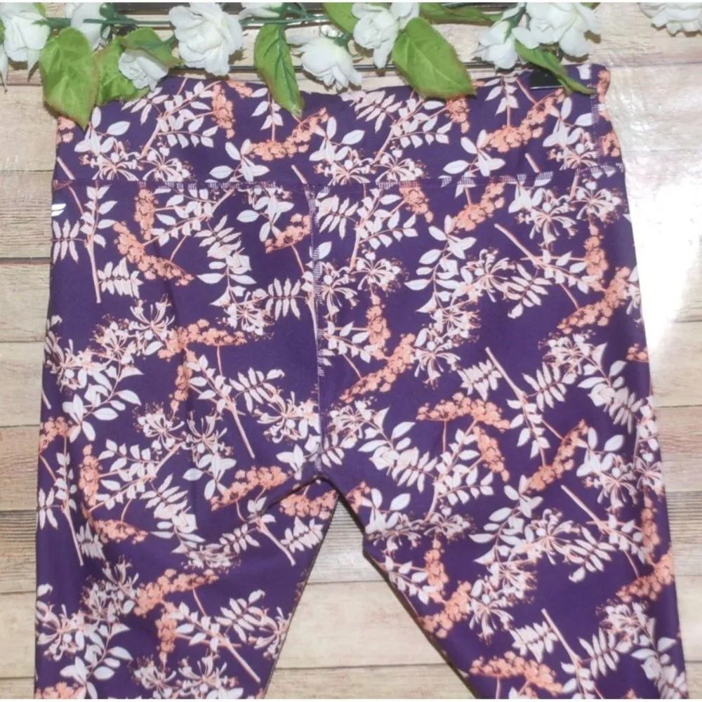 Fabletics Fabletics High-Waisted Printed Powerhold Crop Leggings Size L Arcadia - Image 5