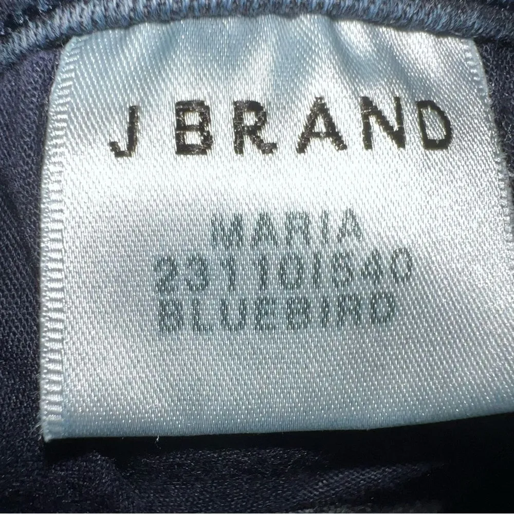 J Brand Maria Dark Wash "Bluebird" Skinny Stretch High Rise Denim Jeans-Size 26 - Image 8