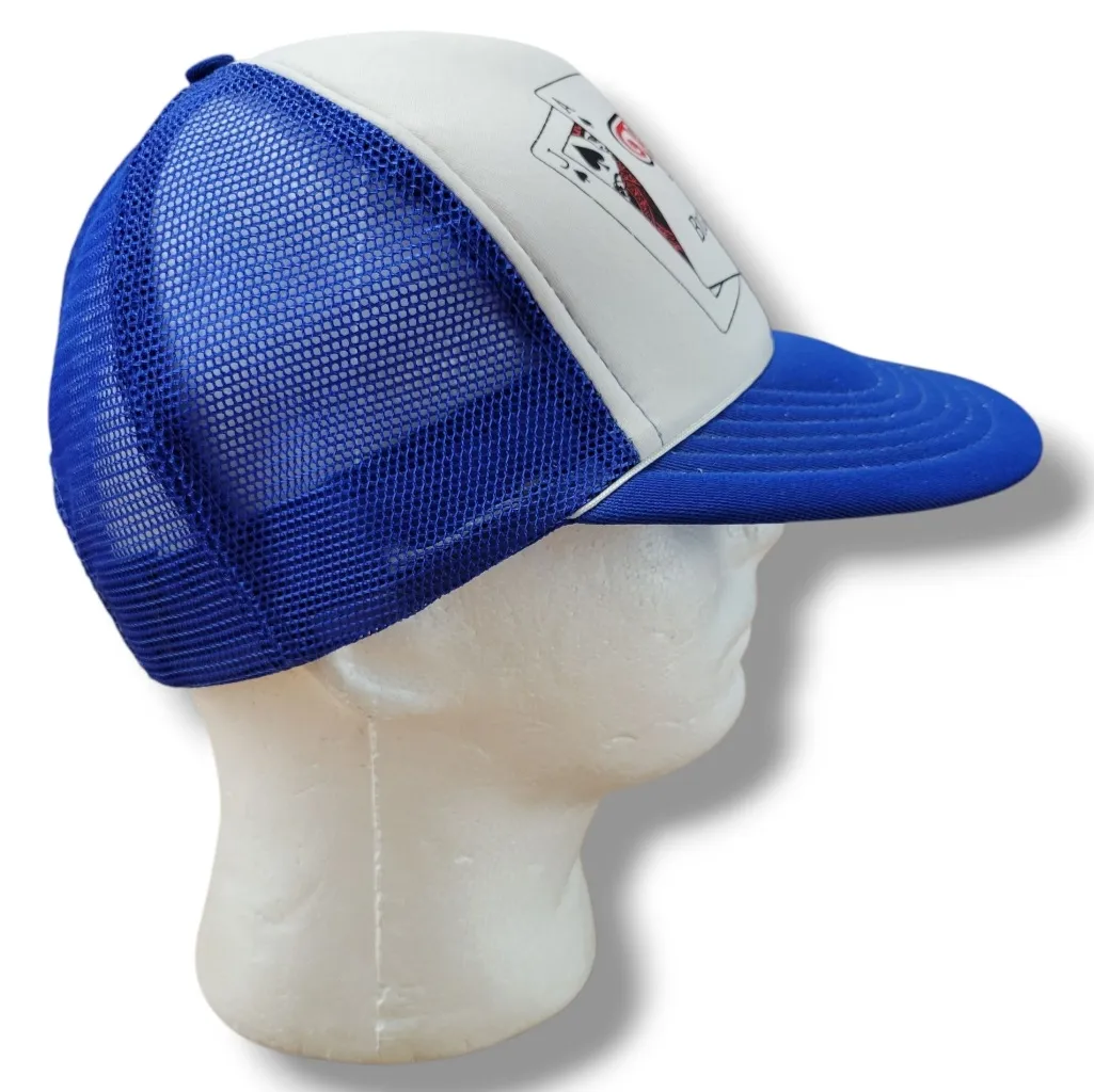 Vintage Hat Vintage Reno Biggest Little City Hat Black Jack Vintage Trucker Hat By Size-A-Just Unisex Hat  - Image 5