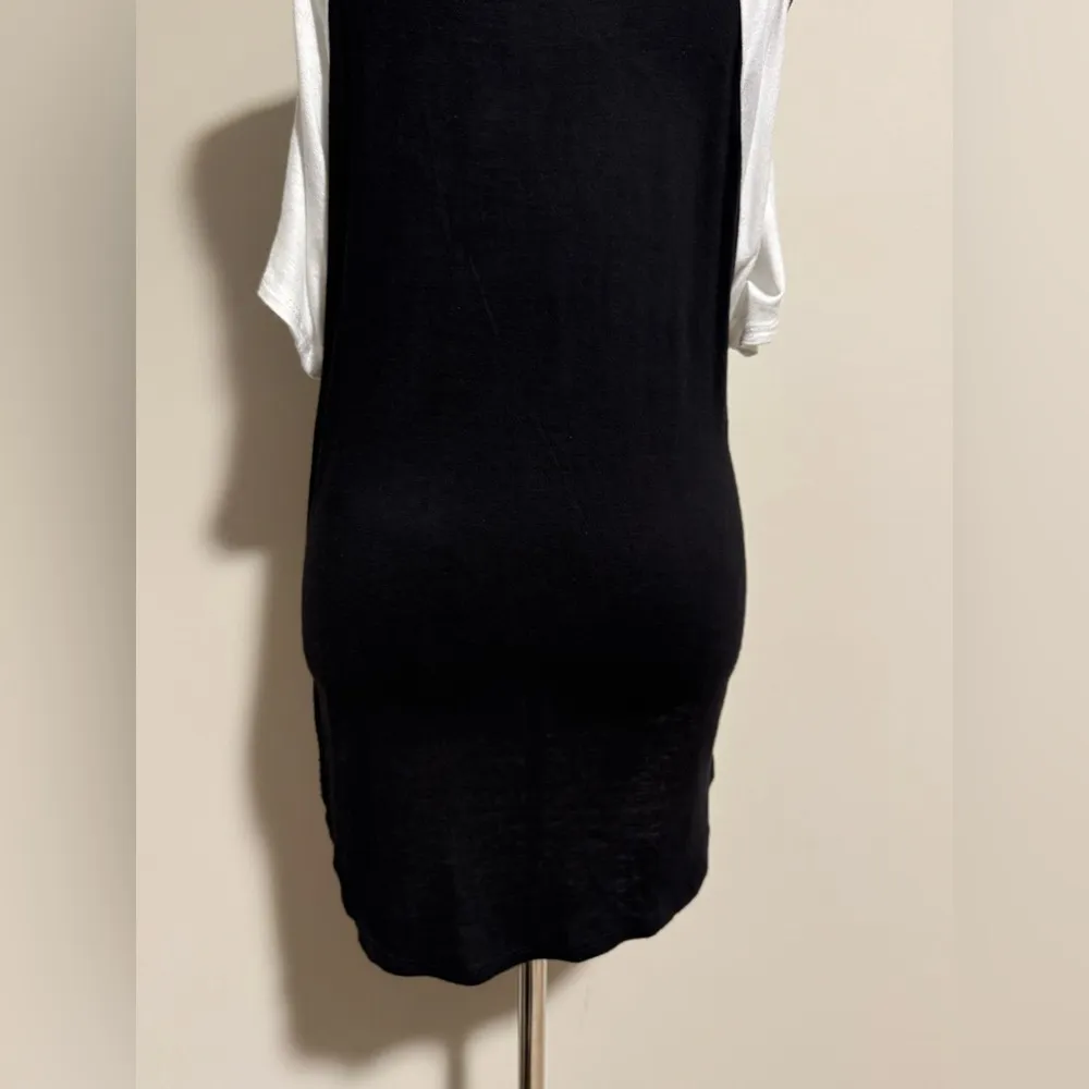 EUC Scotty Black and White Coffee Days Whiskey Nights Cold Shoulder Top size XL - Image 9