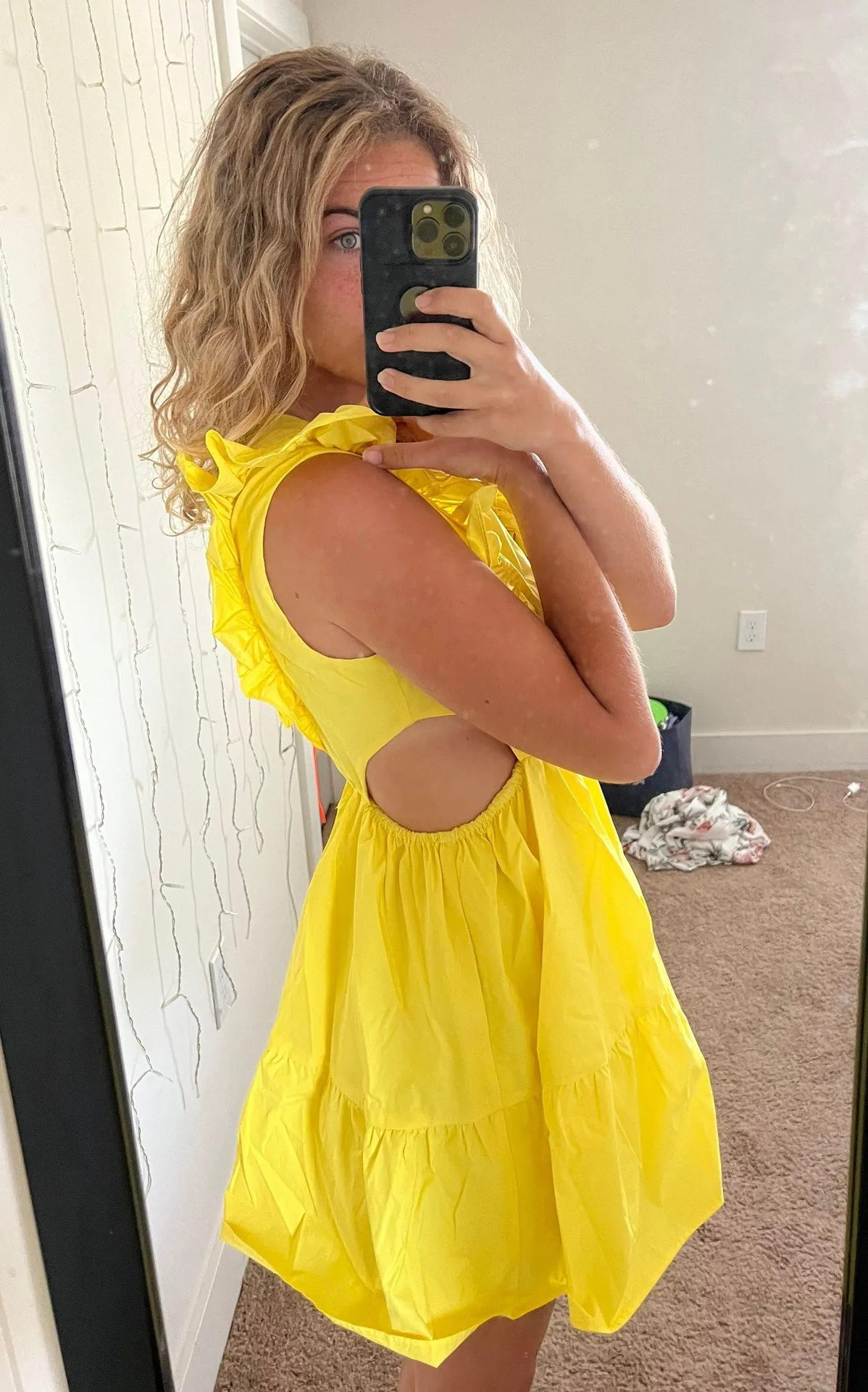 Vestique Yellow Dress - Image 2