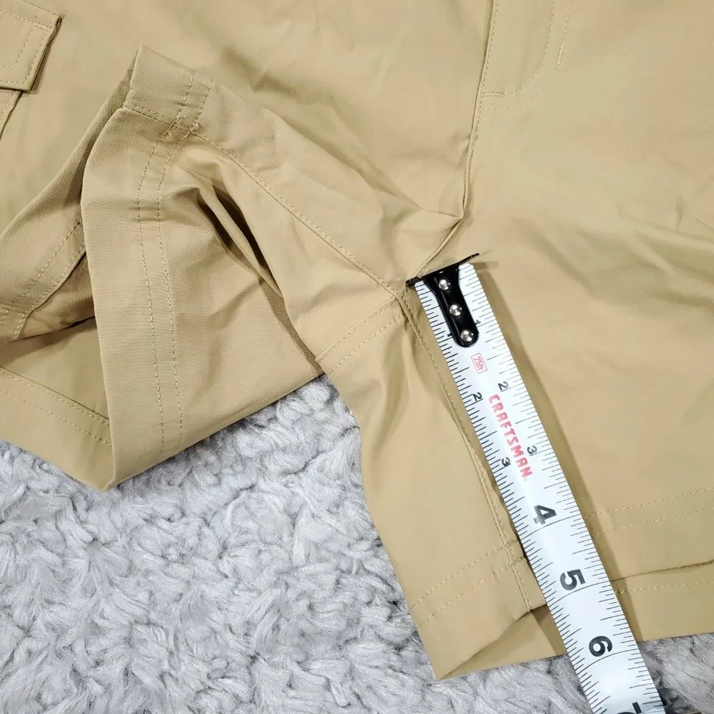 Eddie Bauer  Cargo Pocket Shorts Khaki Beige Women's Size 10 Stretch - Image 7