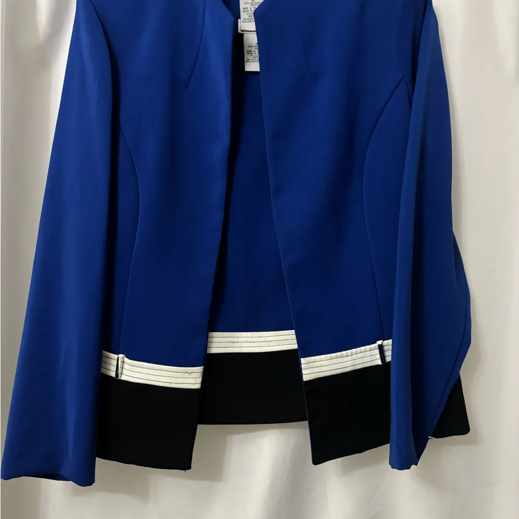 Chic Royal Blue Women's Blazer Size 10 - Image 7