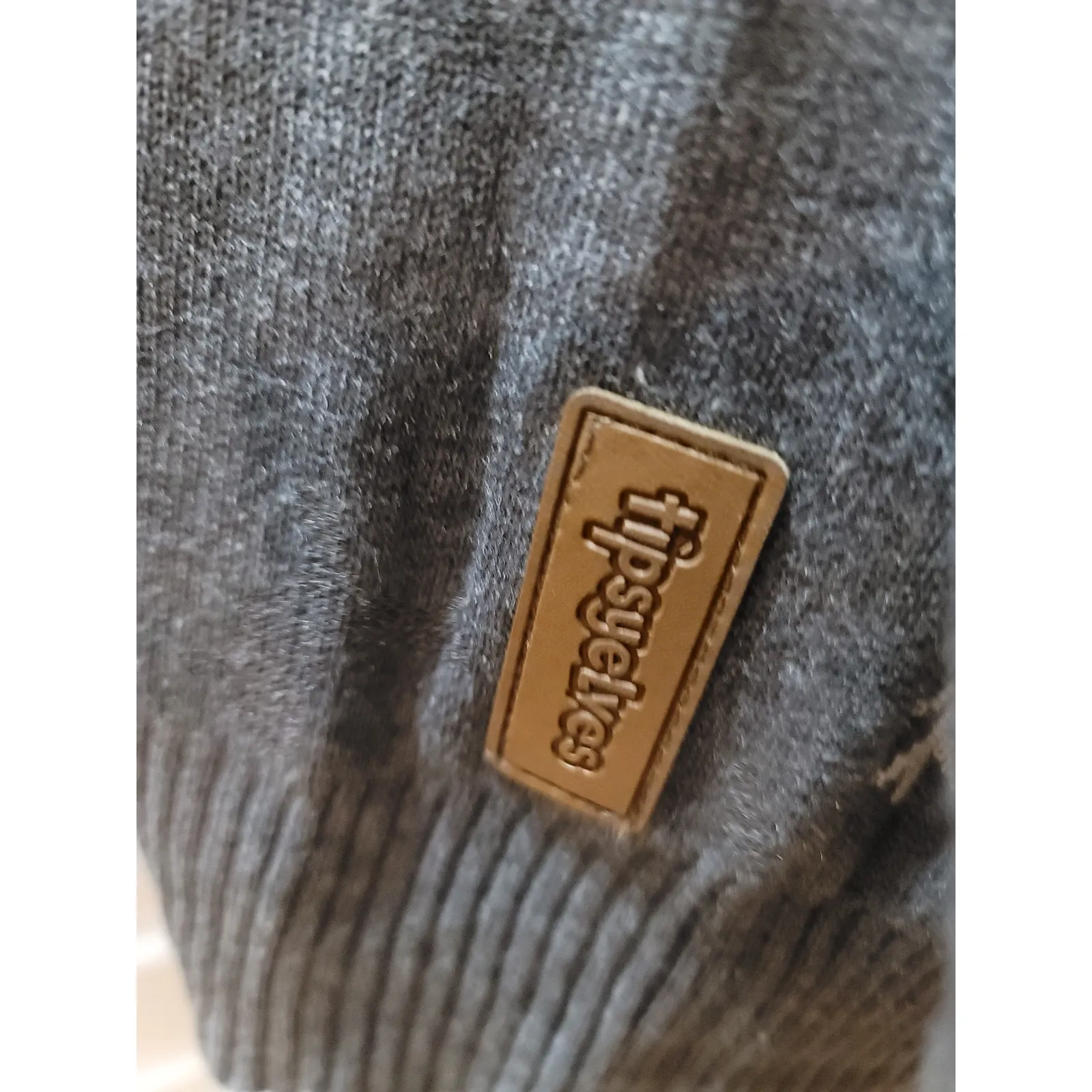 Tipsy Elves Christmas Sweater Women's Large Gray Snowman Long Sleeve Pullover - Image 7