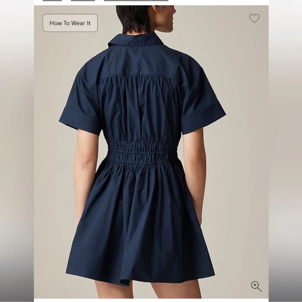 J. Crew Elena mini shirtdress in cotton poplin - Image 2