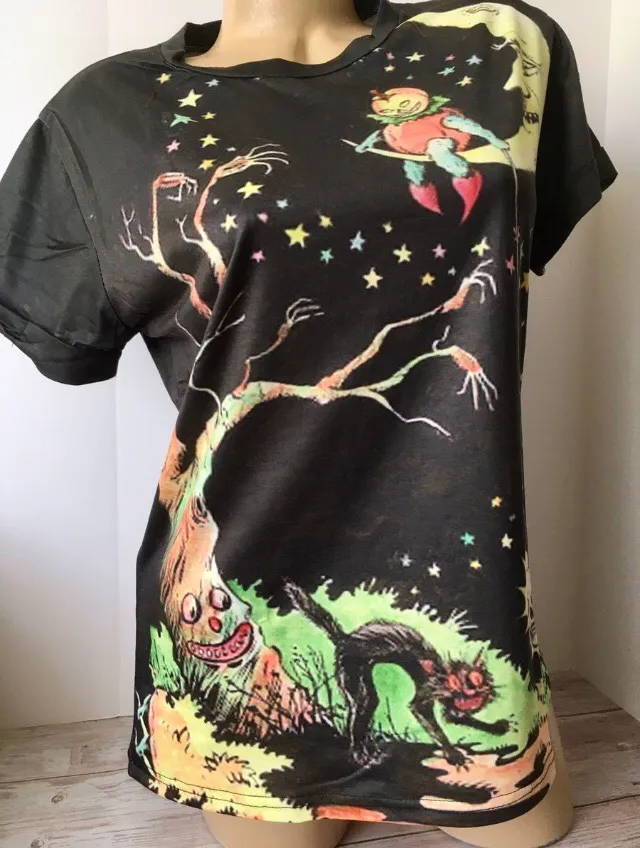 Halloween Shirt, XL 🎃 Black - Image 4