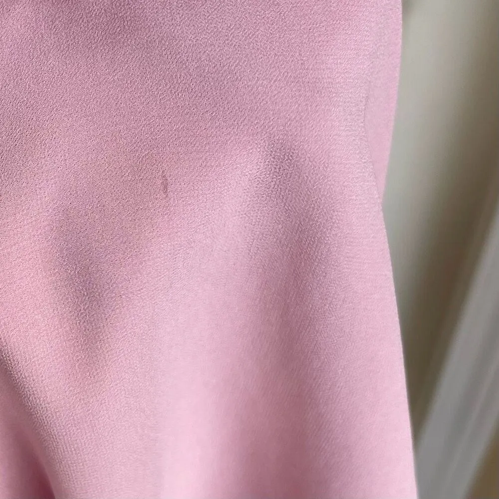 Heartloom Satin Lace Trim V Neck Camisole Tank Top (Pink) - Medium - Image 6