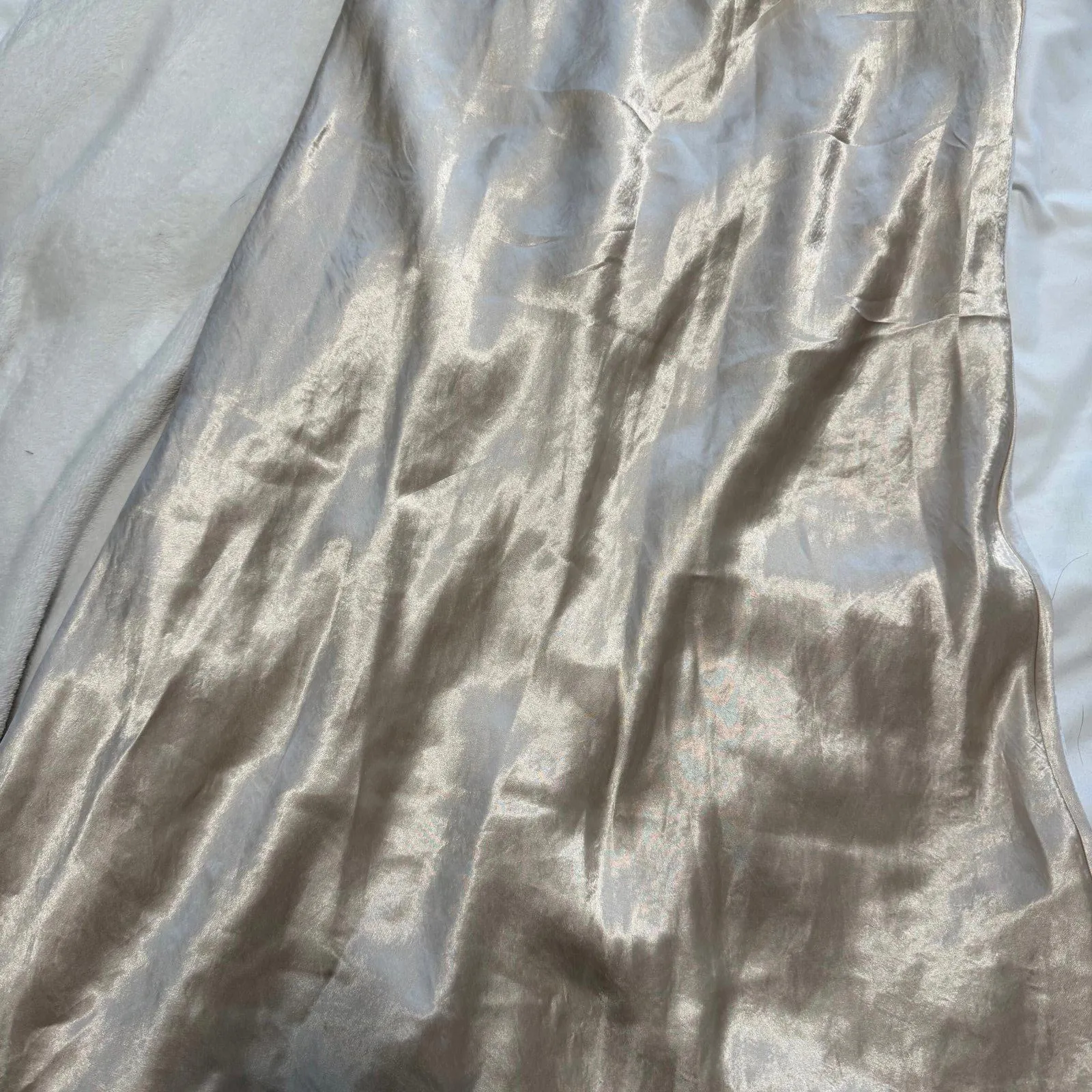 babaton midi champagne skirt - Image 3