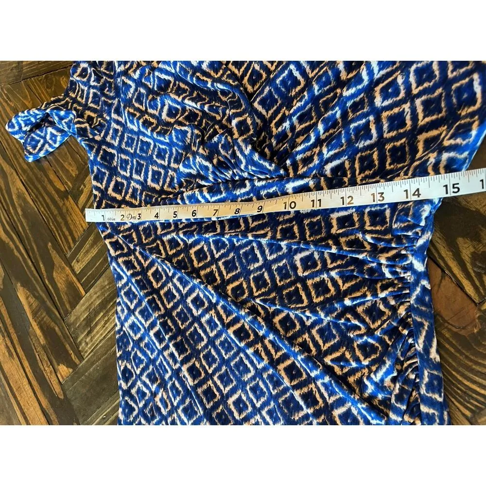 Ralph Lauren Career Dress Women 8 Blue Easter Spring Wedding Church Flattering - Image 4