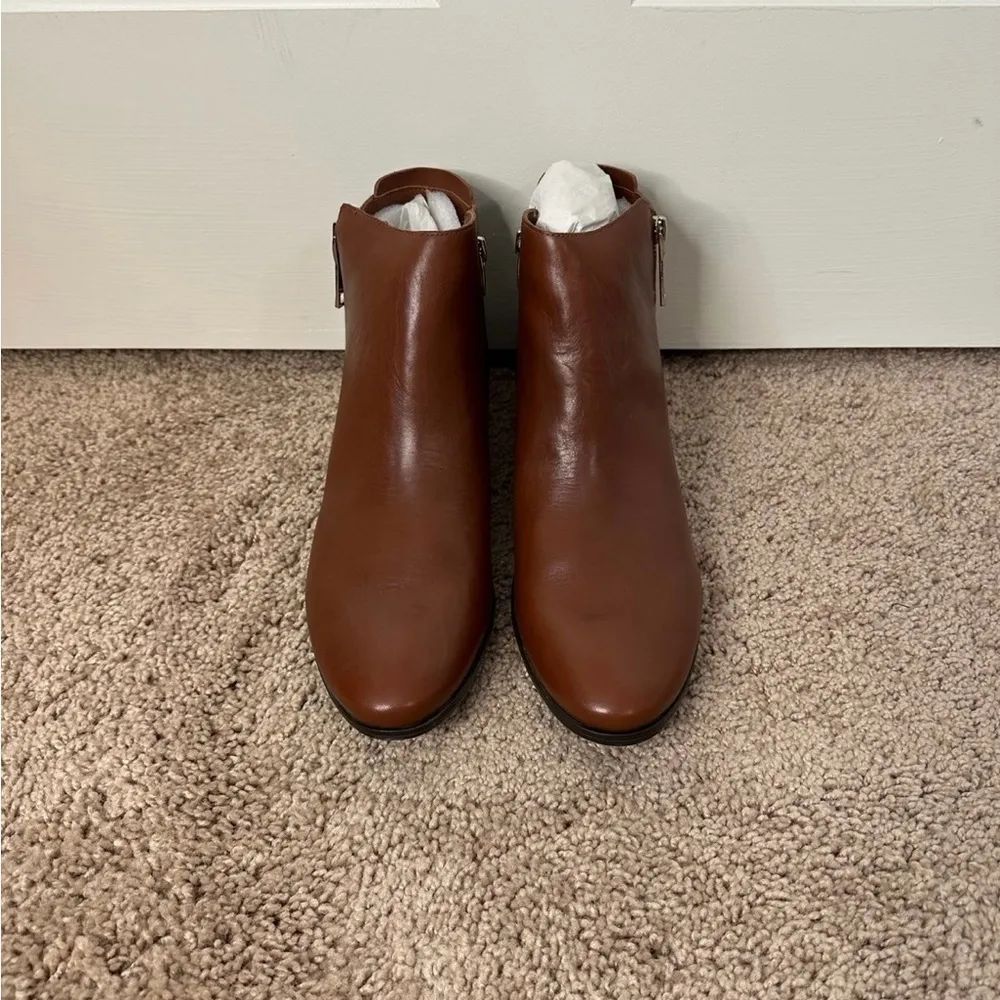 Marc Fisher Brown Geri Ankle Booties sz 11 NEW - Image 4