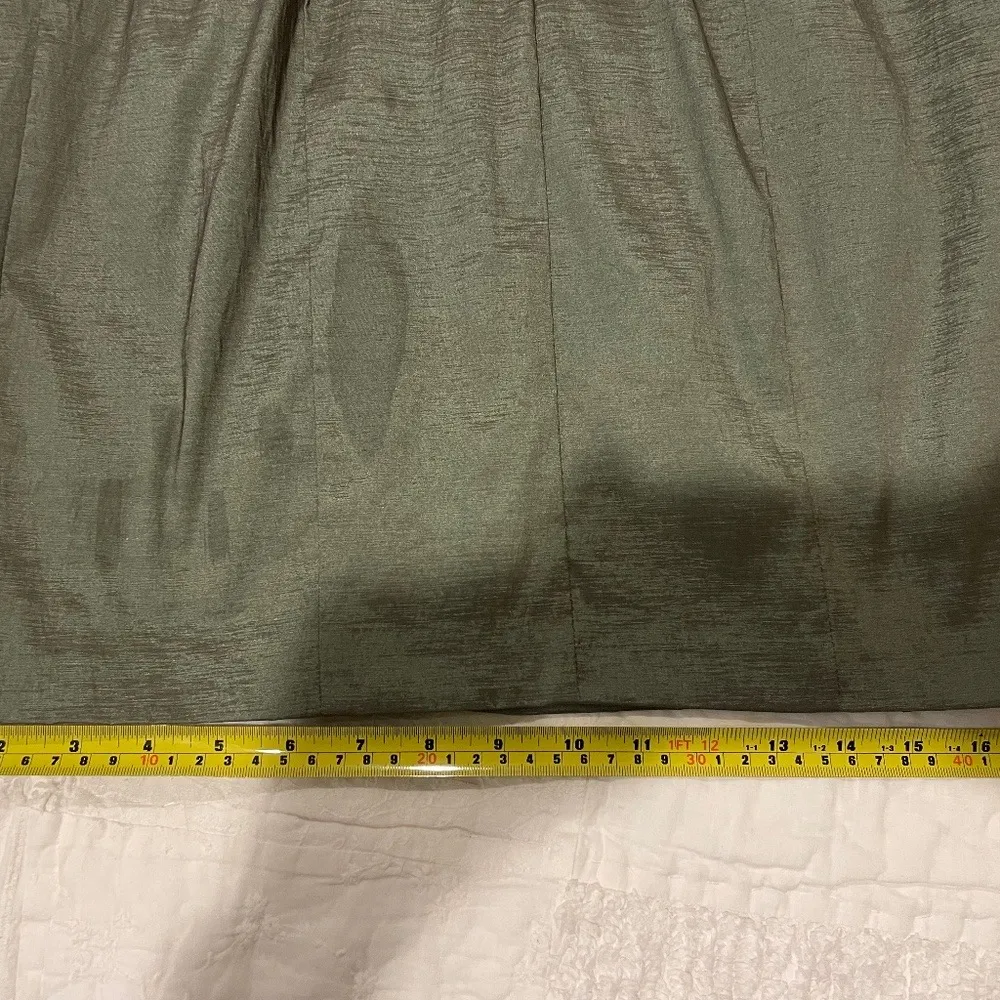 Night Way Collections Green Cocktail Mini Strapless Dress with Back Bow XS Small - Image 2