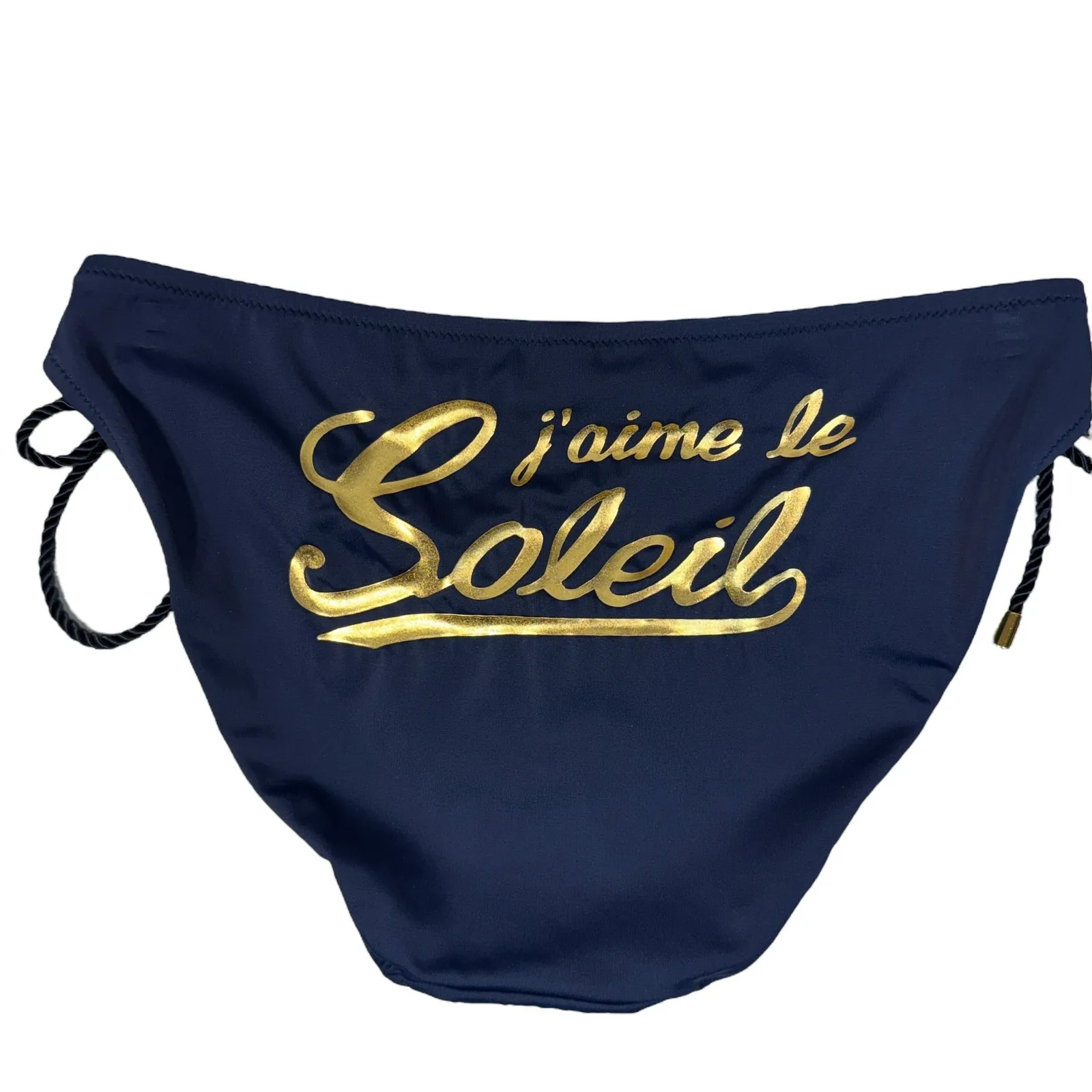 Victoria’s Secret Large Triangle Bikini Swimsuit Set J'aime le Soleil Tie Padded - Image 8