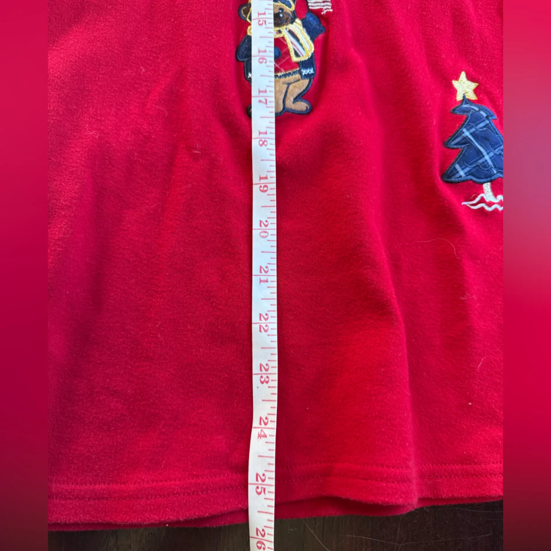 EUC, Christmas Karen Scott Light Sweater w/ Teddy Bears & Christmas Trees, Sz 1X - Image 7