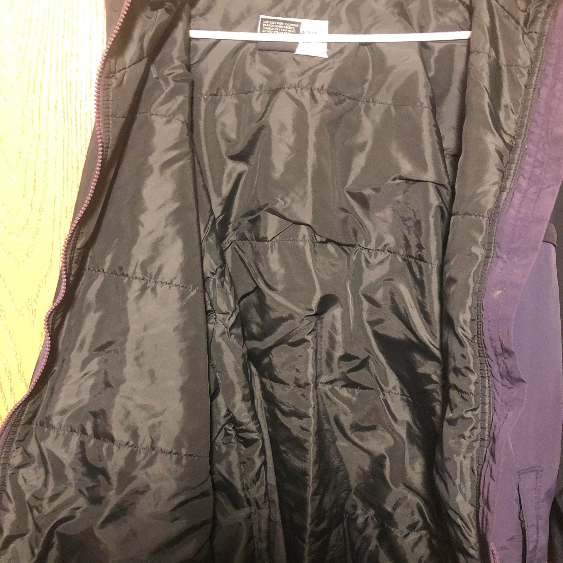 L.L.Bean Vintage  Purple Winter Coat  - Image 3