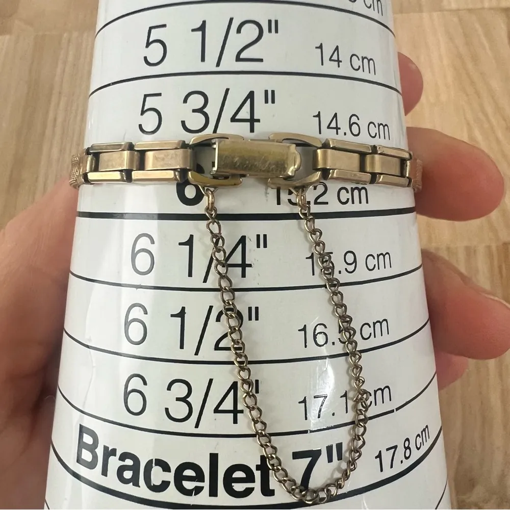 Seiko Ladies Watch Vintage 10K Gold Plated Bracelet Sparkling Gold Mustard Dial - Image 11