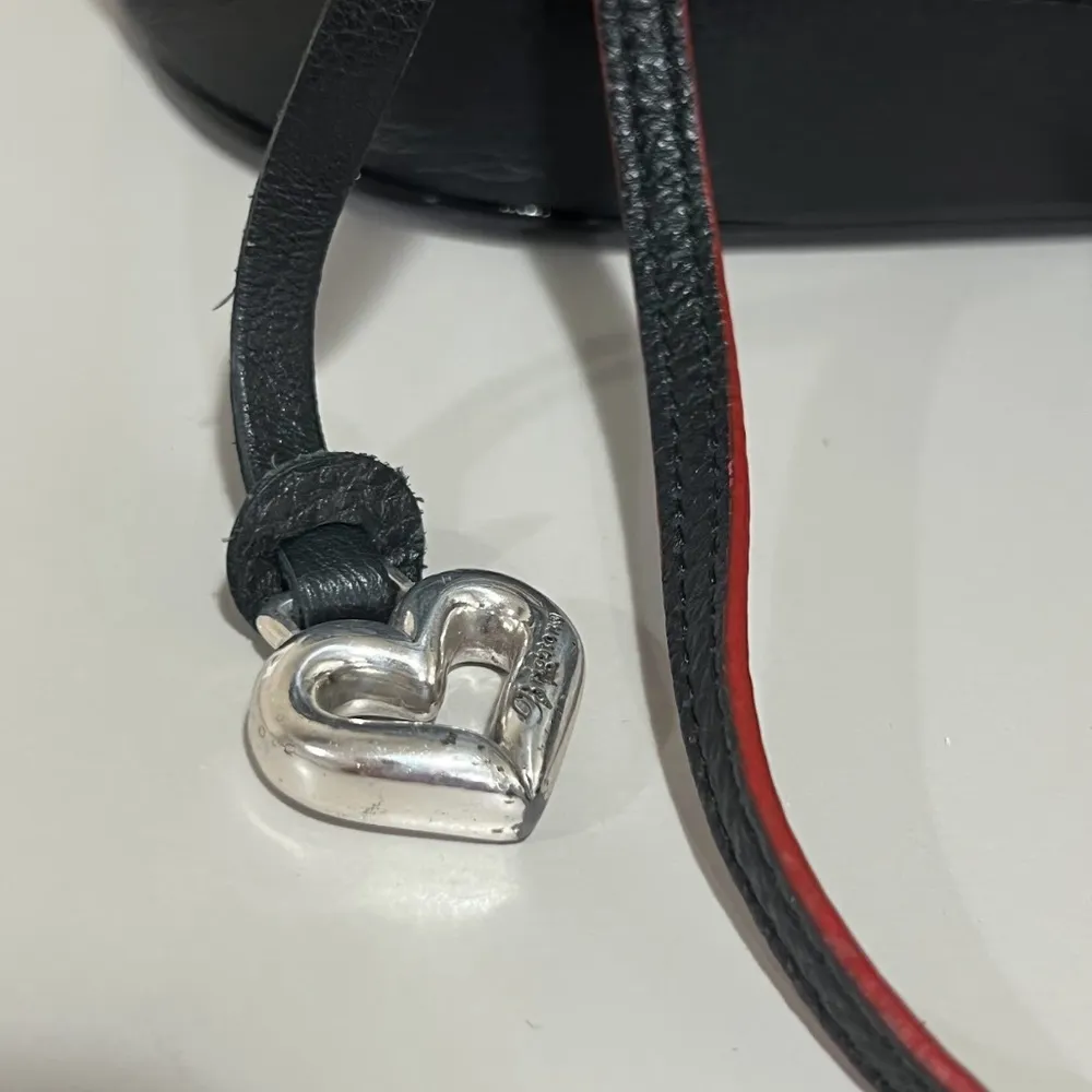 Brighton Women's Black Leather Python Frame Bag Purse Handbag Vintage RARE - Image 9