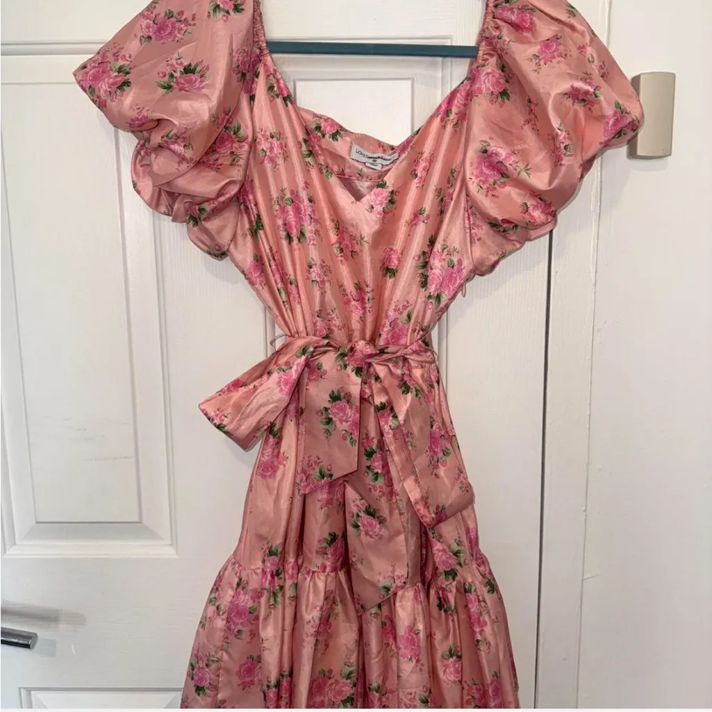 LoveShackFancy x Target Collab Pink Floral Dress - Image 2