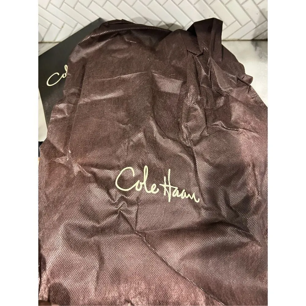 Cole Haan OT Air Pump Blue Patent Open Toe Pump SZ8.5 FLEET BLUE - Image 12