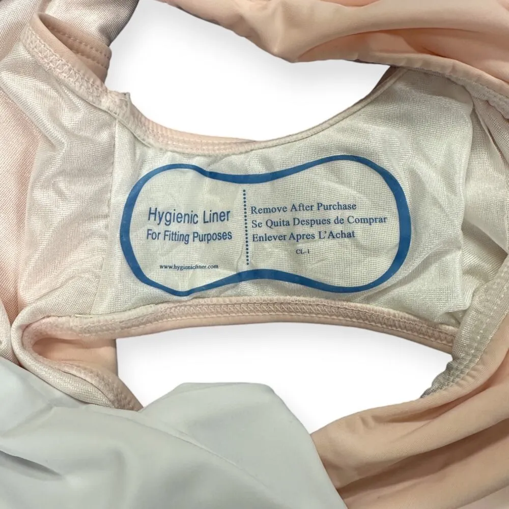 ELOQUII | NWT | Size 20W | Pink & White Colorblock Tie Front One-Piece Swimsuit - Image 7