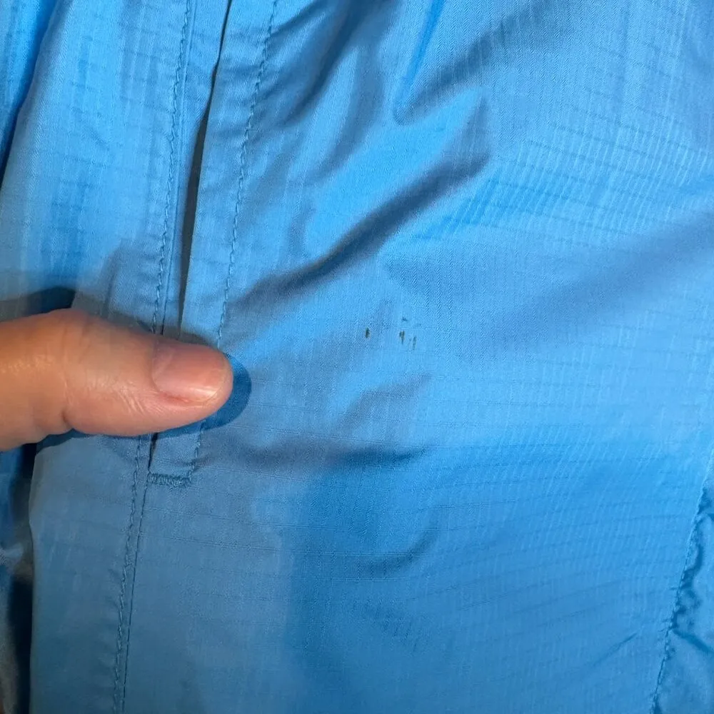 Marmot  bright blue rain jacket - Image 3