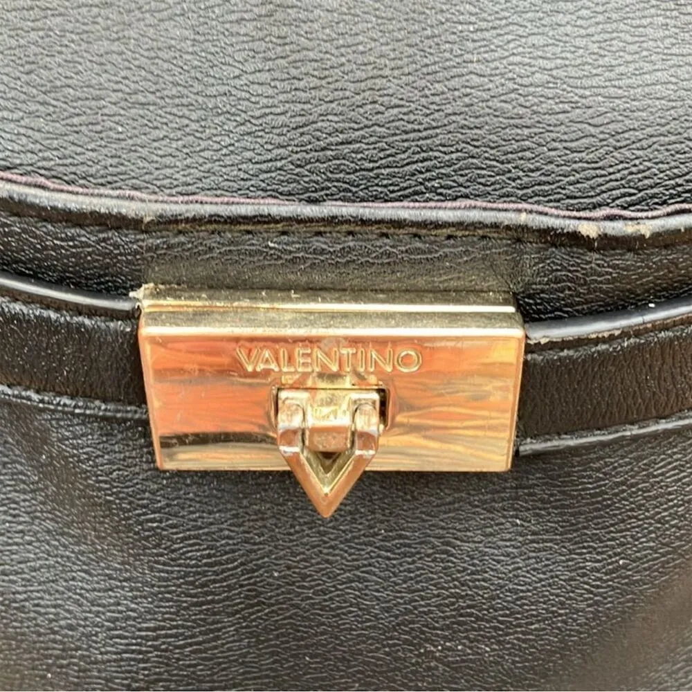 Valentino di Mario Spa Women's Black Leather Crossbody Bag - Image 5