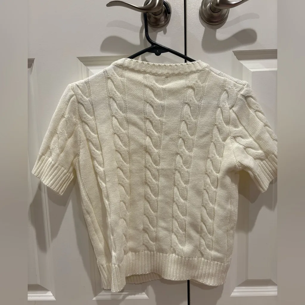 Entro Cream Cable Knit Sweater - Image 5