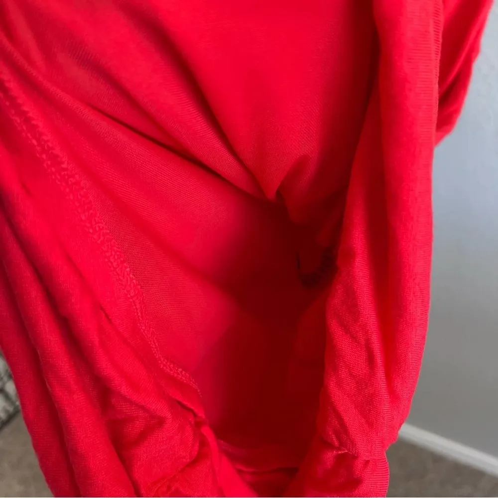 Alicia + Olivia Red Midi Dress - Image 11