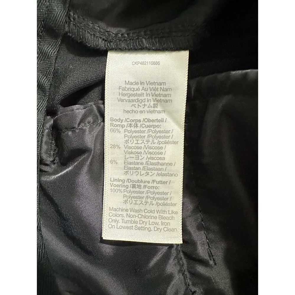 Madewell Flare Ankle Pants Women's P8 Petite Black Belt Loops NWT - Image 6