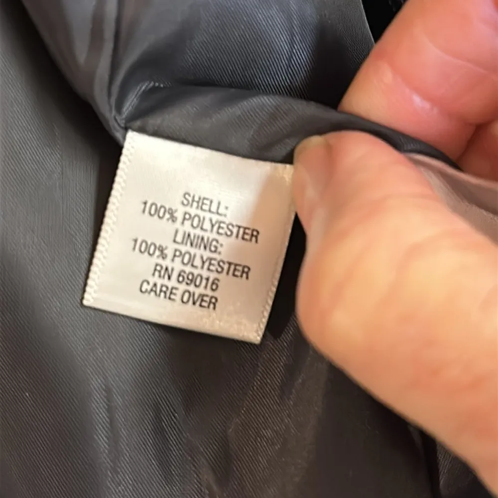 Studio Works Reptile Embossed Jacket with Full Zipper. Charcoal Gray/Black Color - Image 4