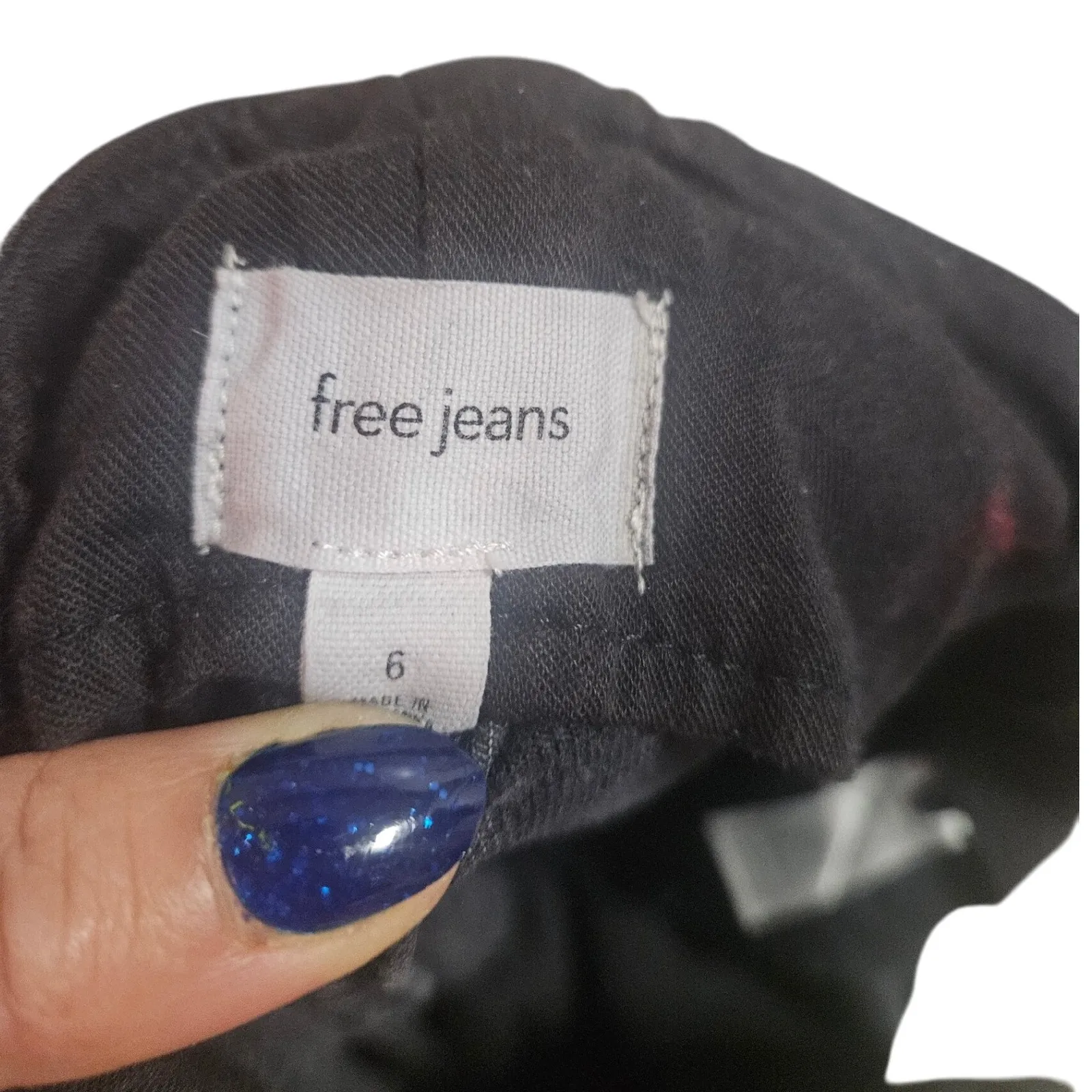 Wilfred Free‎ Jeans Black Denim Wide Leg High Waisted Size 6 - Image 6