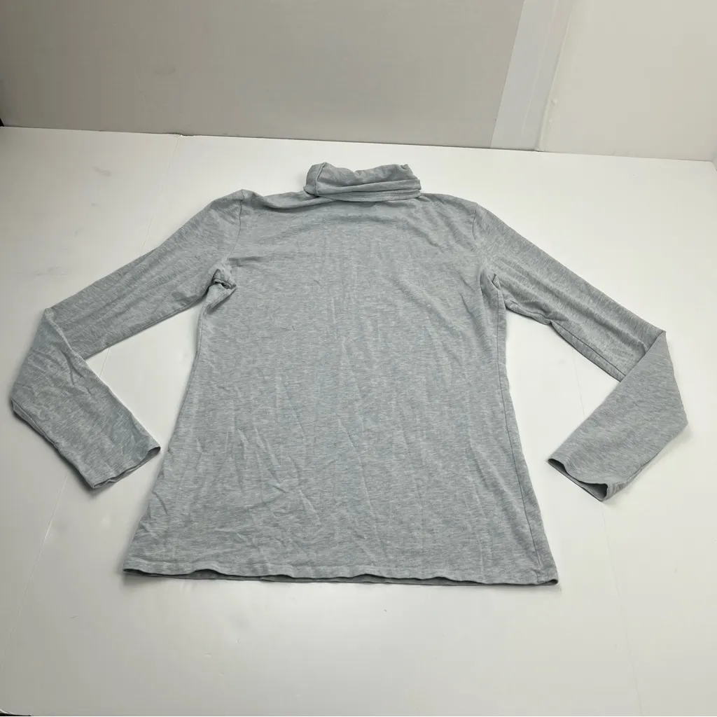 Peruvian Connection Gray Turtleneck Long Sleeve Top Womens Size Medium *FLAWED - Image 11