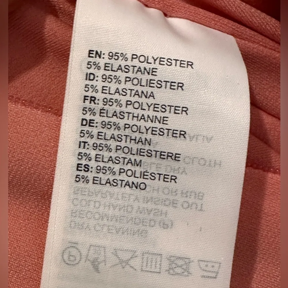 Bardot Bella Faux Wrap Midi Dress 6 Cocktail Coral Valentines Party Cocktail - Image 14