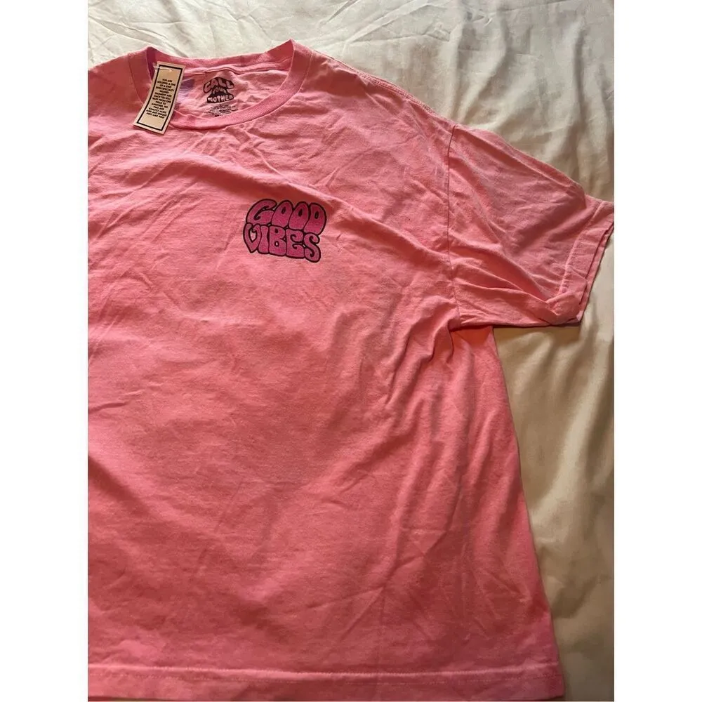 Call Your Mother Pink Good Vibes T - Image 2