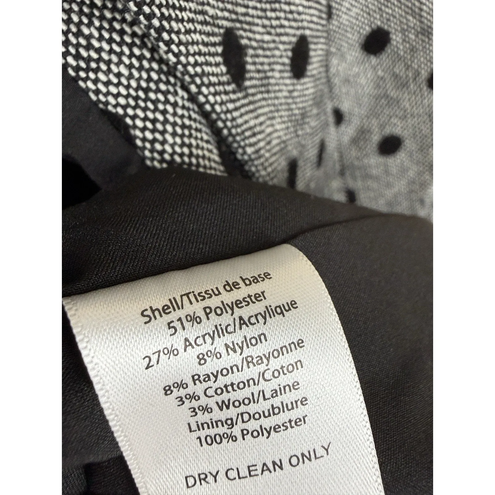 Halogen  Women’s Polka Dot Ruffled Trench Coat Double Breasted Size S Petite - Image 12