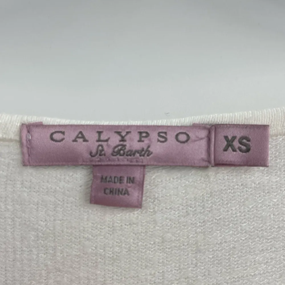 Women’s Calypso St. Barth White Viscose Tunic Blouse Top Size Xs - Image 2