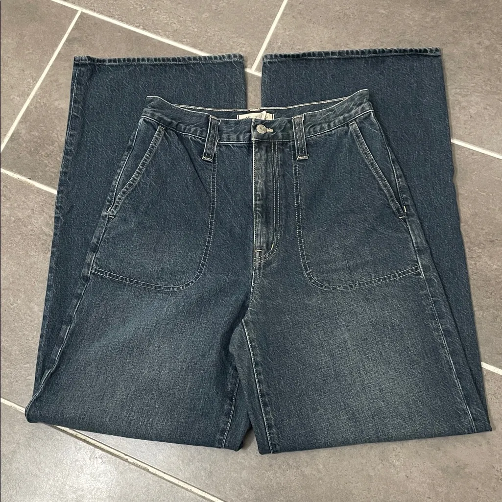 Madewell Super Wide Leg Jean size 27X33 - Image 12