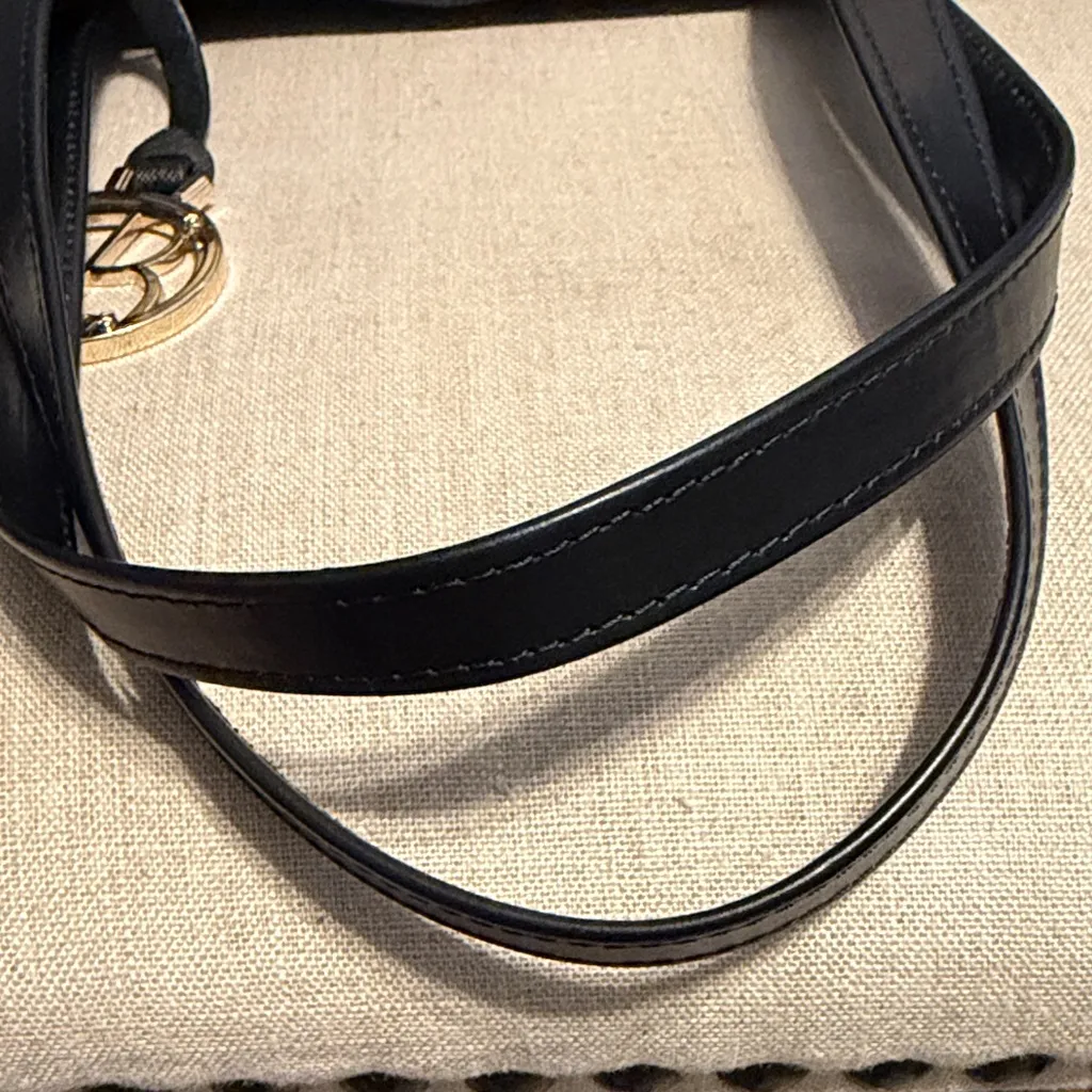 Henri Bendel Black Canvas Leather Tote Bag - Image 16