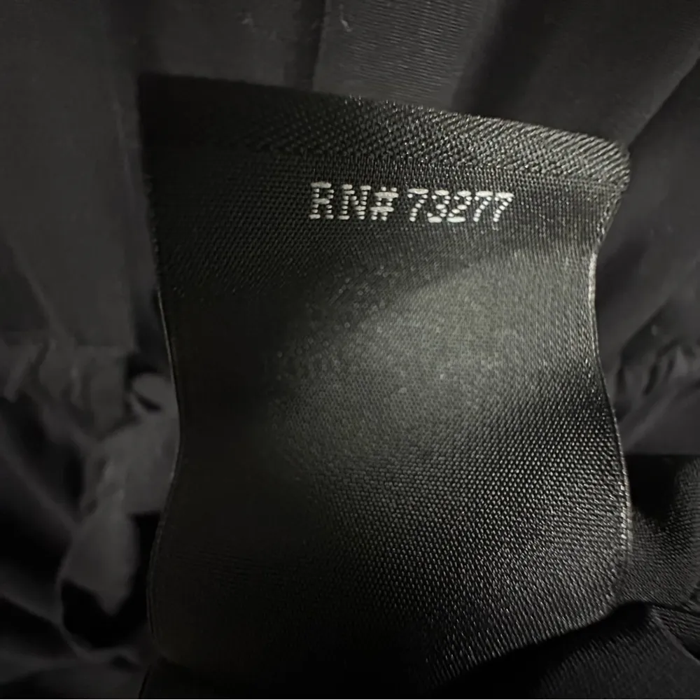 Rock & Republic Black Short Sleeve V Neck Tie Waist Button Up Shirt Dress XS - Image 8