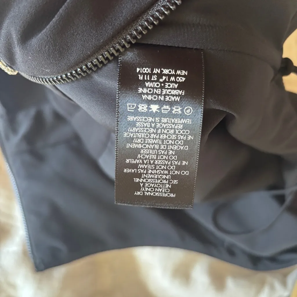 Black Halter Alice + Olivia Jumpsuit | Size 6 - Image 8