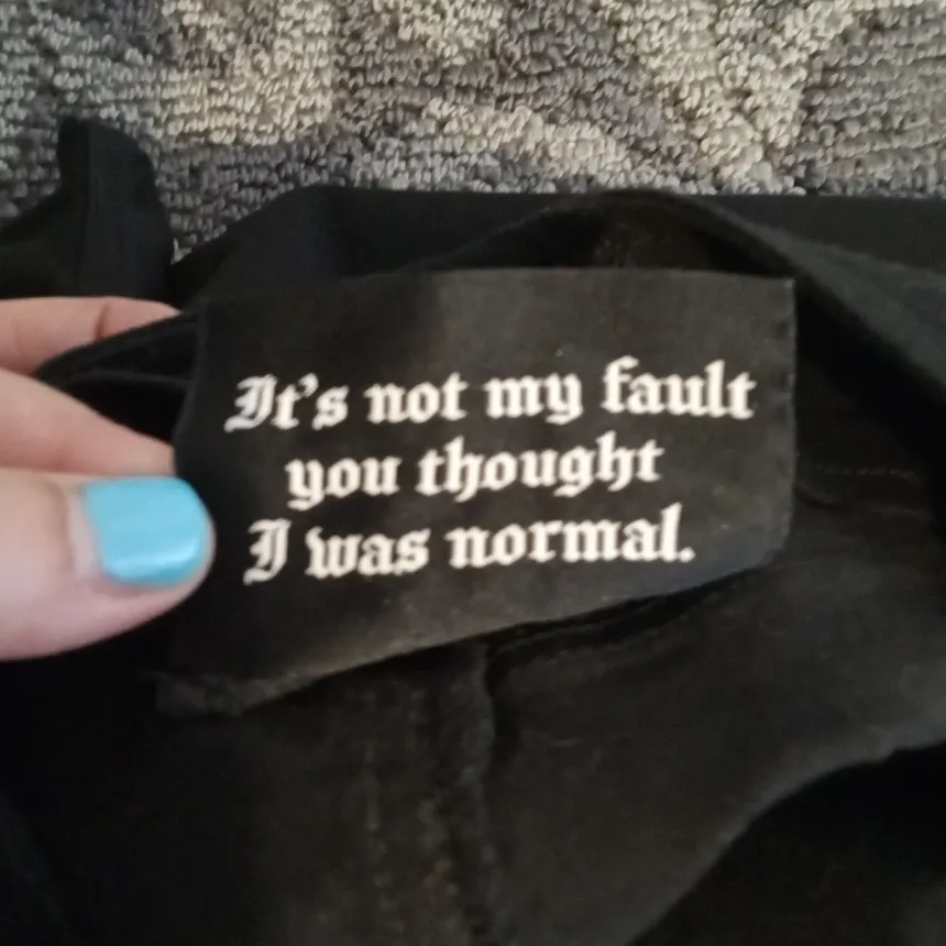 Killstar Wide Leg Emo Goth Gorpcore High Rise Party Womens XXL Black - Image 7