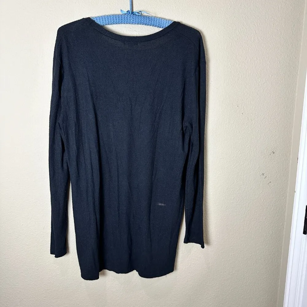 NORDSTROM BP Long SLeeve V Neck Thin Sweater Top Size Medium - Image 7