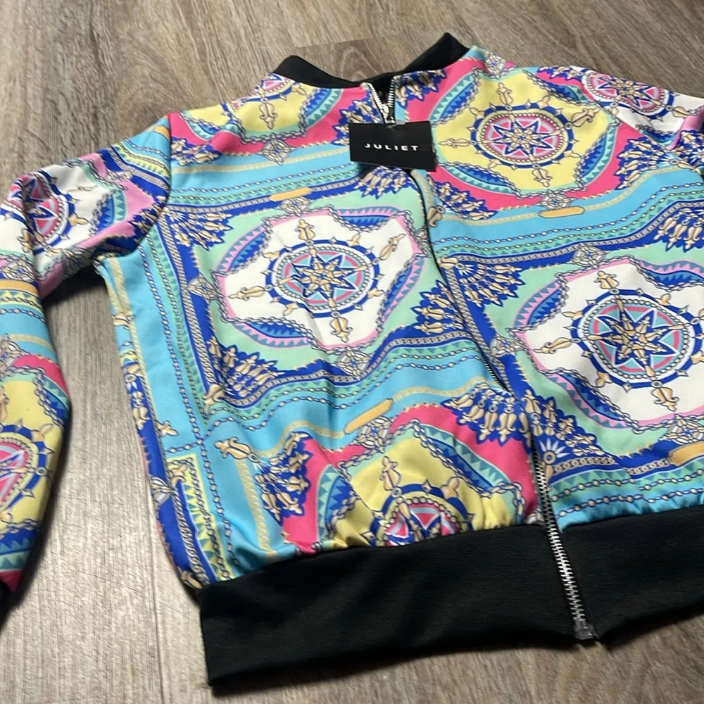 Fun Jacket/Blazer by Juliet Size M/L Blue - Image 3