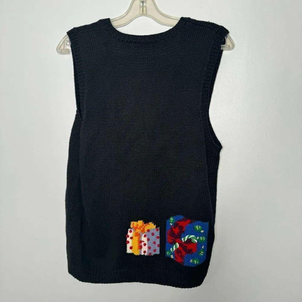 Bechamel Christmas sweater vest Black Size M - Image 5