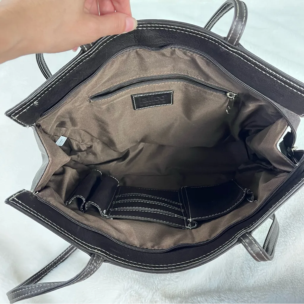 Latico Urban Tote in Dark Brown - Image 9