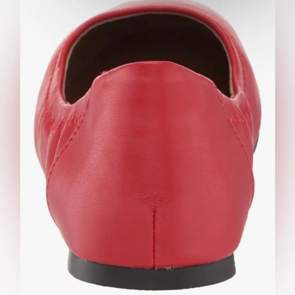 NEW Red Amazon Essentials Belice Slip On Ballet Flat 14W Size undefined - Image 6