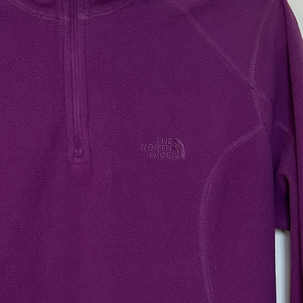 The North Face Polartec Classic Fleece Jumper Henley Quarter Zip TNF Size Large - Image 4